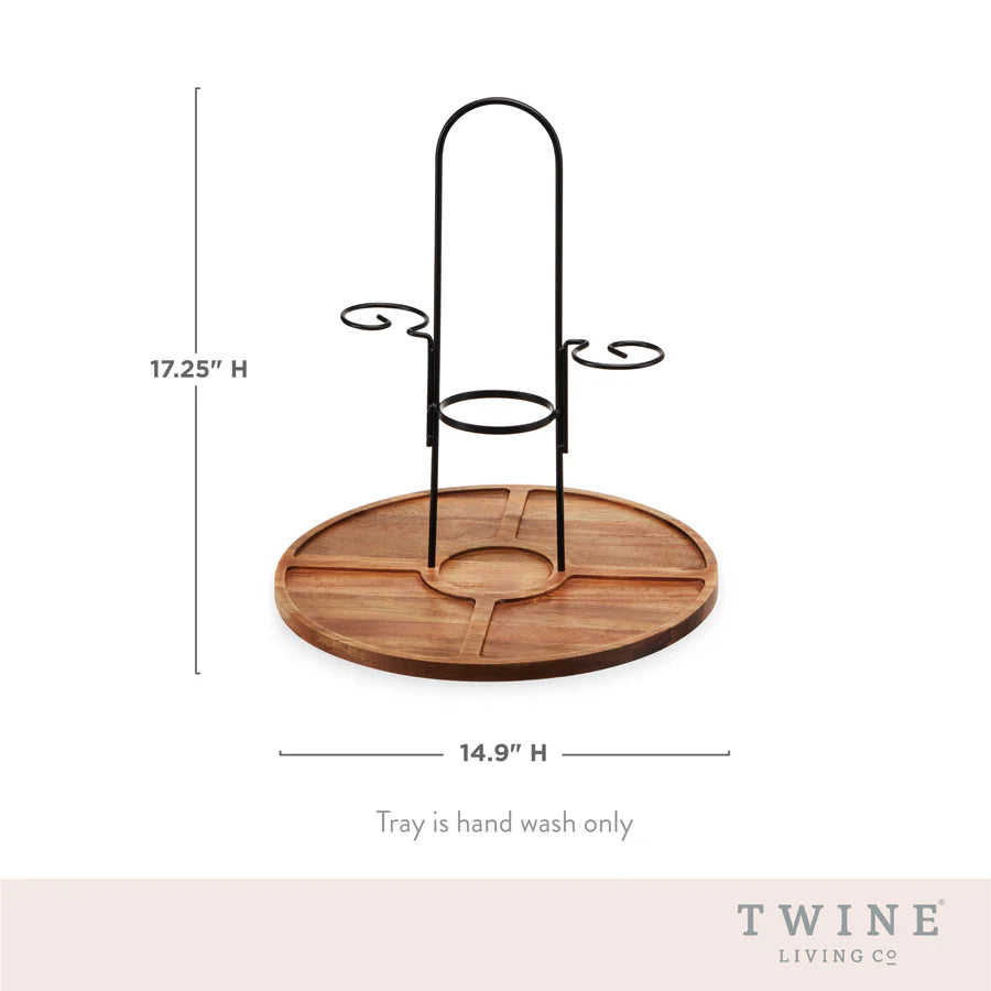 Wine & Cheese Caddy by Twine