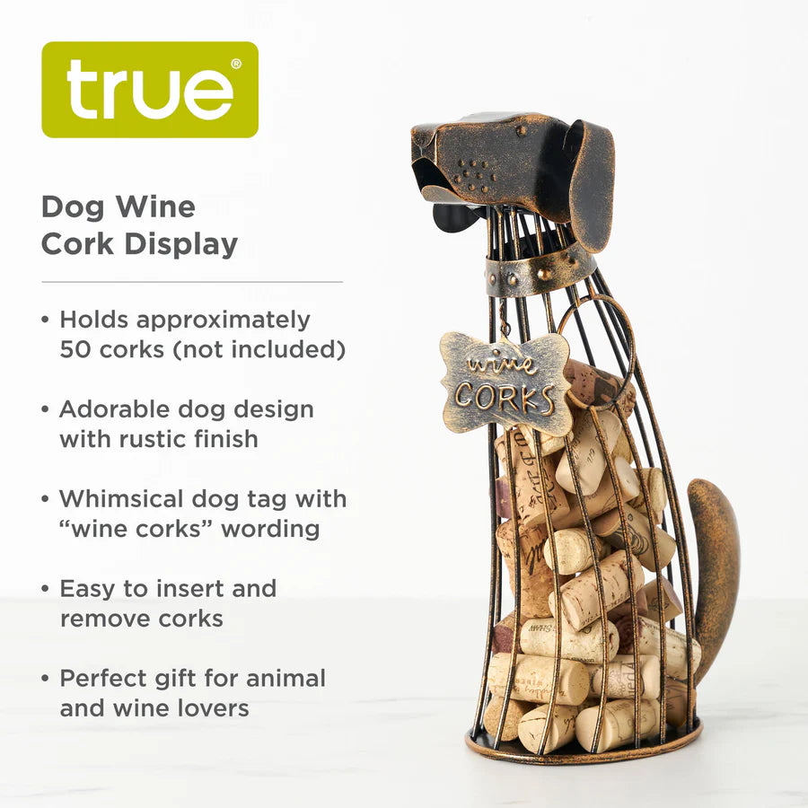 True® Ruff Dog Cork Holder Display