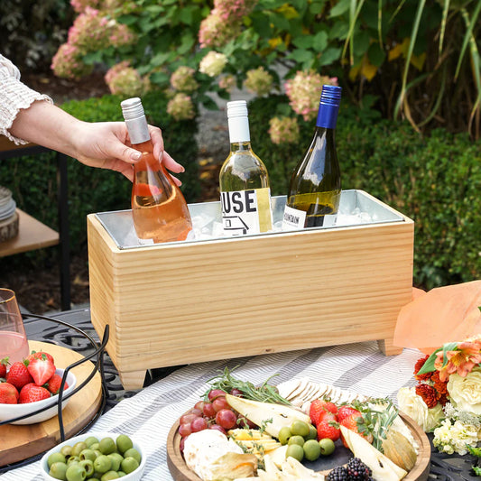 Twine® Wooden Beverage Tub