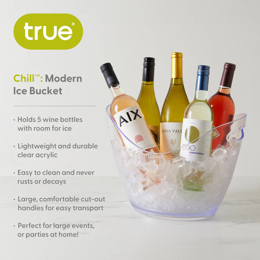 True® Chill Large Acrylic Ice Bucket in Clear