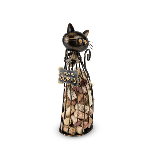 True® Meow Cat Cork Holder Display