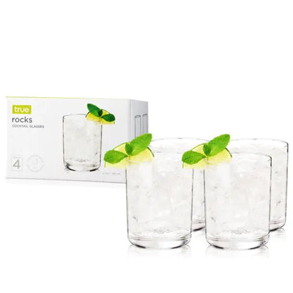 Rocks Glasses, Set of 4 by True