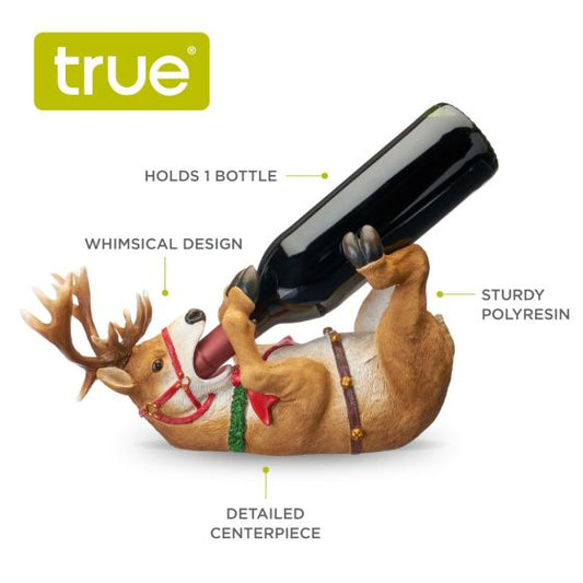 True® Rosy Reindeer Bottle Holder